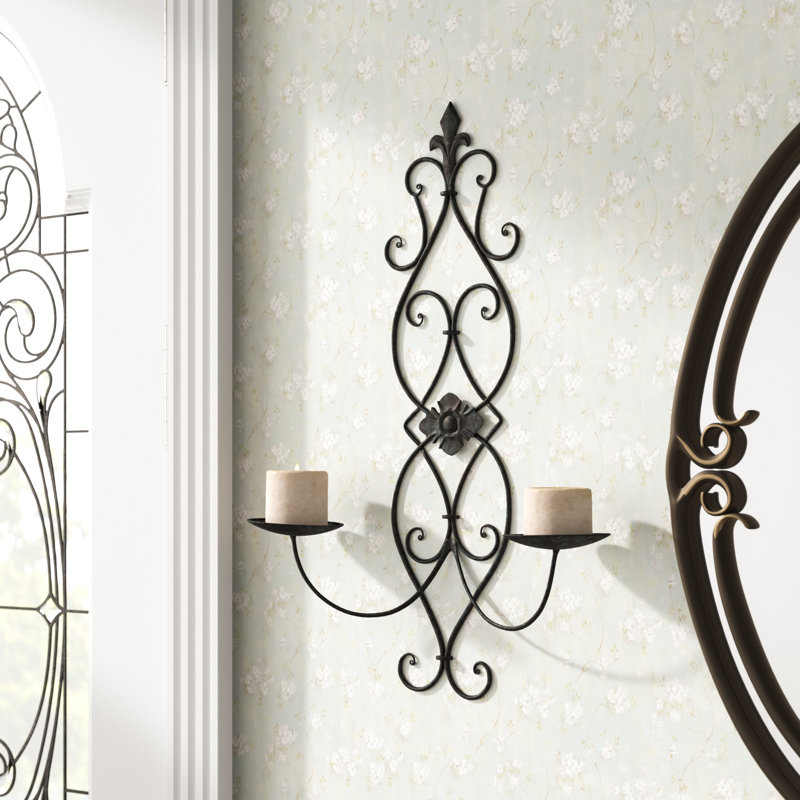 Lark Manor Iron Wall Sconce Candle Holder & Reviews Wayfair